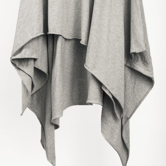 Complex Geometries Grey-Jersey Oversized Short-Sleeve Top - Picture 5 of 8